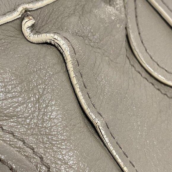 Auth Chloe Paddington Gray Leather Handbag - Picture 13 of 16